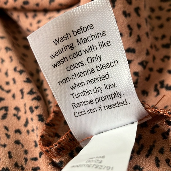 Nine West Animal Print MIDI Length Skirt - Picture 5 of 6